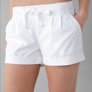 Lululemon white shorts